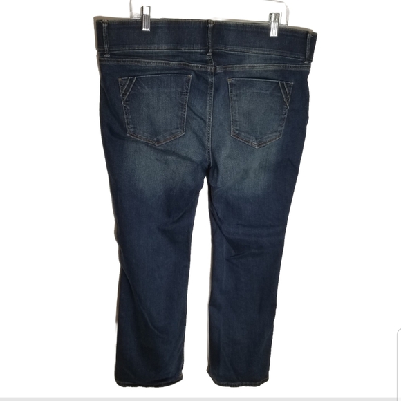 Apt. 9 Bootcut Jeans Women's XL 37x31 Dark Wash Stretch Blue Denim - Picture 3 of 8